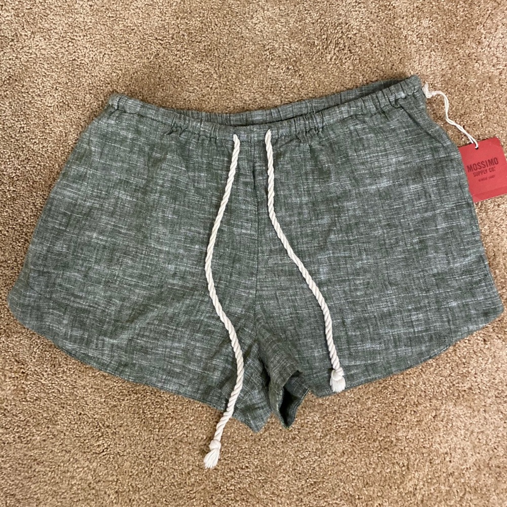 Green shorts